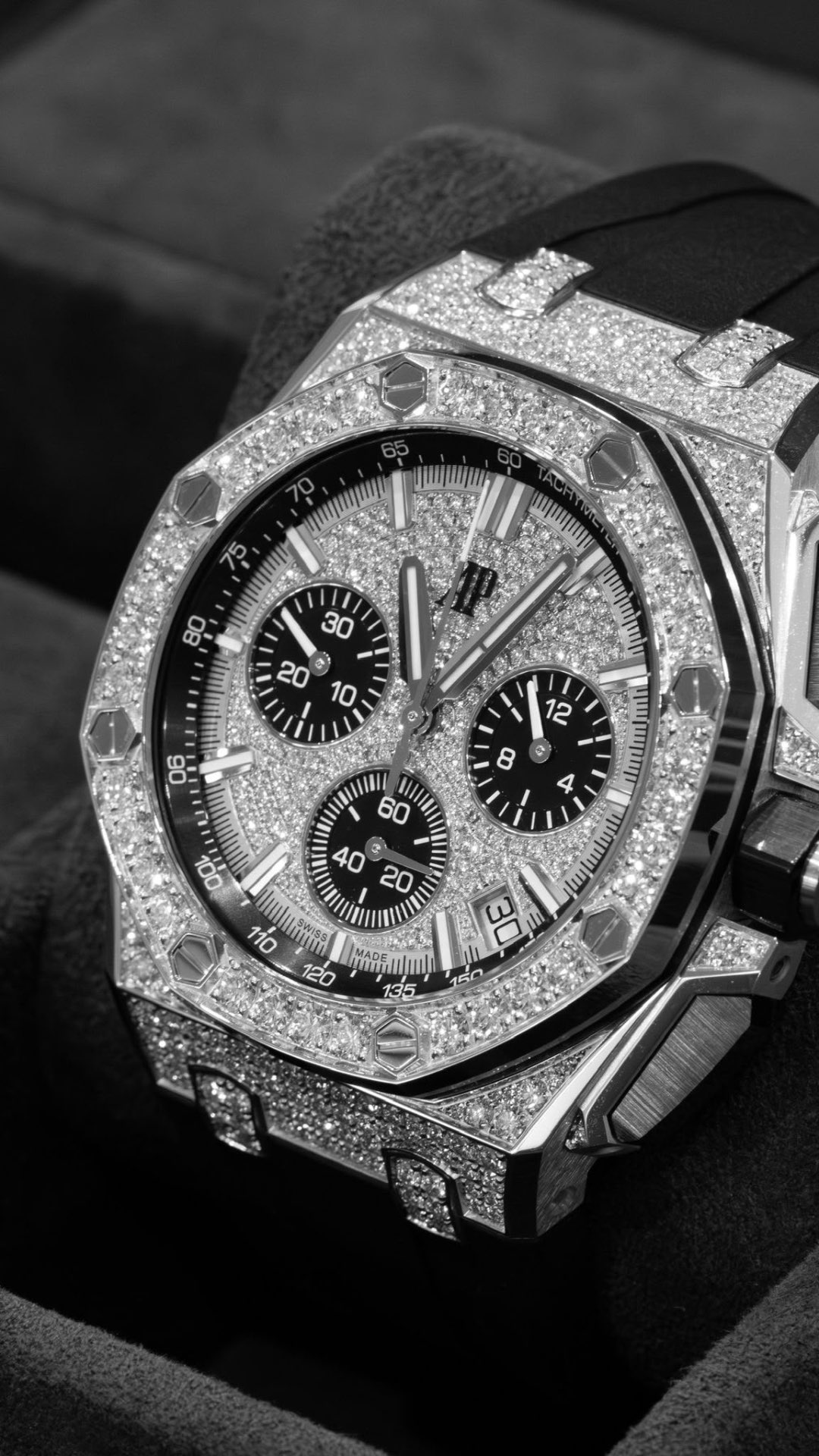 Royal Oak Chronograph 41 Yellow Gold — Yellow gold · Blue Grande Tapisserie dial · Chronograph — Audemars Piguet