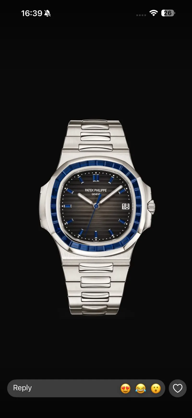 Patek Philippe Aquanaut Luce 5067A, Steel, White embossed dial, Diamond bezel, White rubber