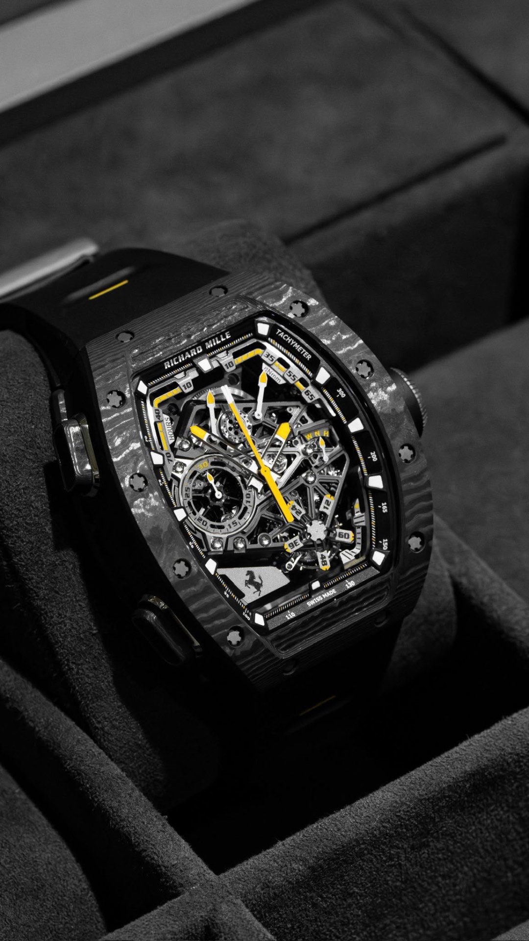 RM UP-01 Ferrari — Carbon TPT · Ultra-thin · Manual — Richard Mille